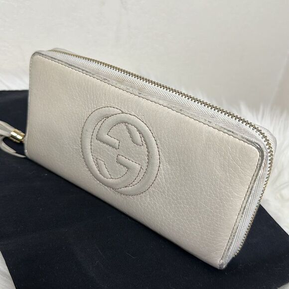 💯Authentic Gucci Soho Zipped Long Wallet🍀 - Picture 11 of 16